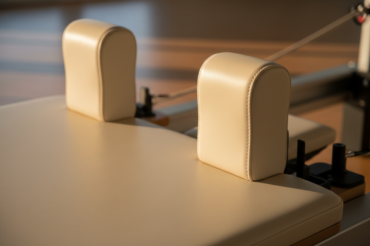 Align-Pilates F3 – Leder & Kopfteil Detail